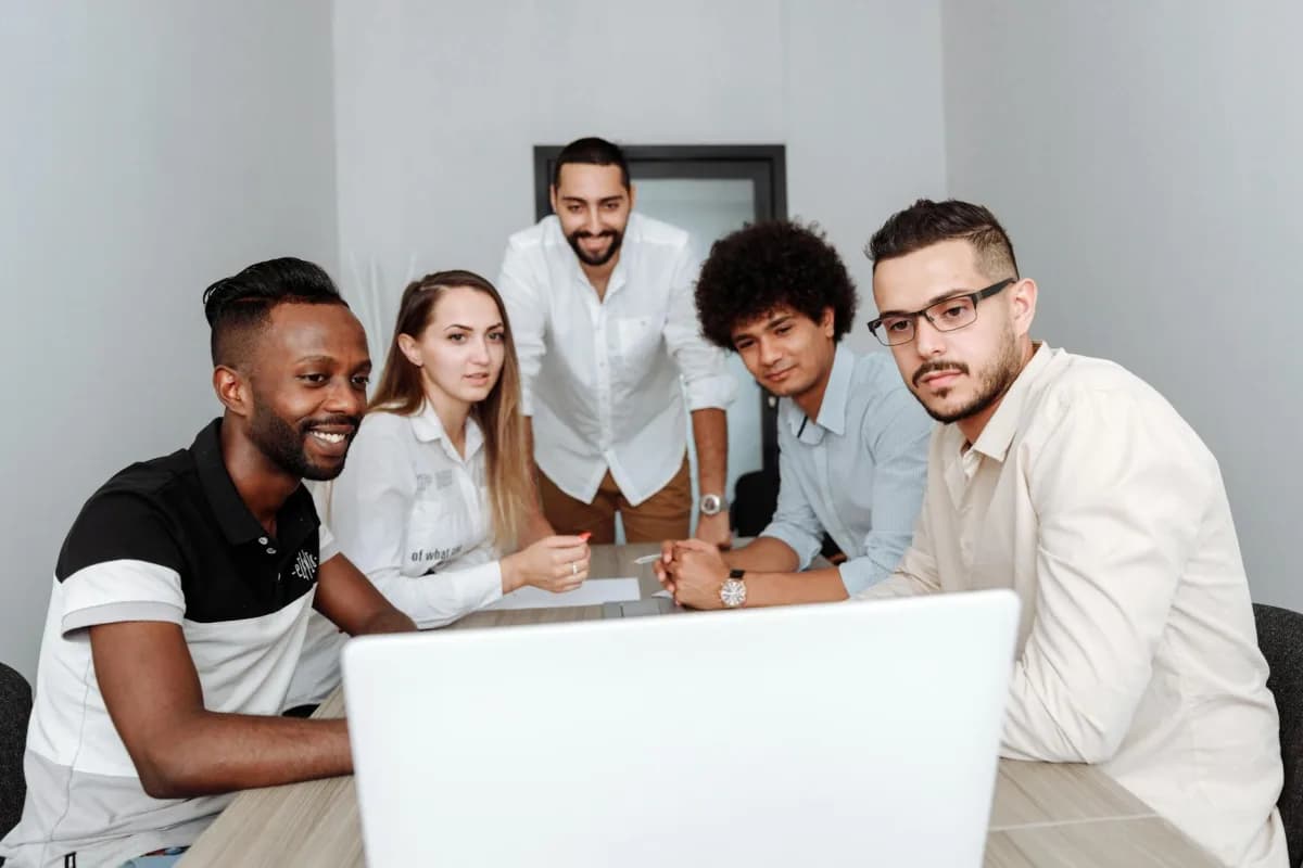 GRADAX team working with clients